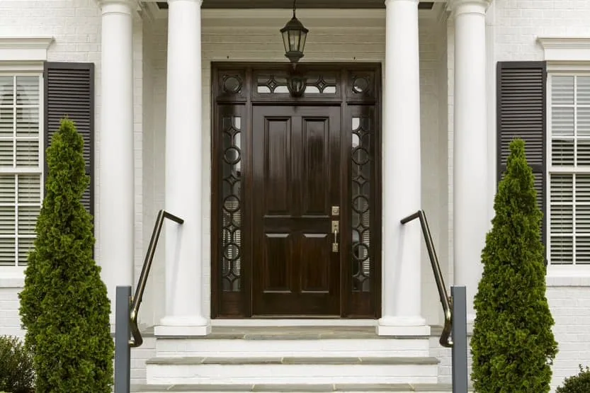 Front entrance handrail