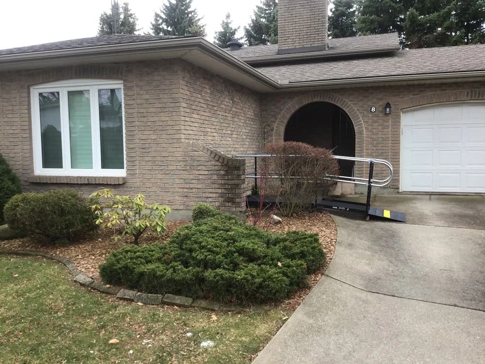 Ramp project at front entrance