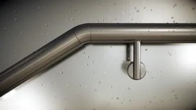 Handrail with LED lighting