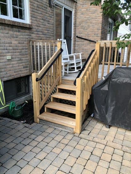 Patio railing solution