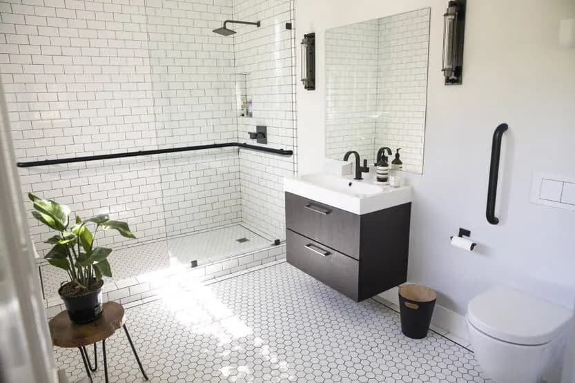 Accessible shower renovation