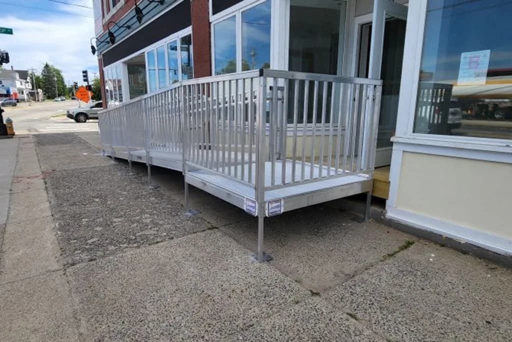 Ibc Commercial Storefront - Bellaby's Accessibility mobility ramp installation