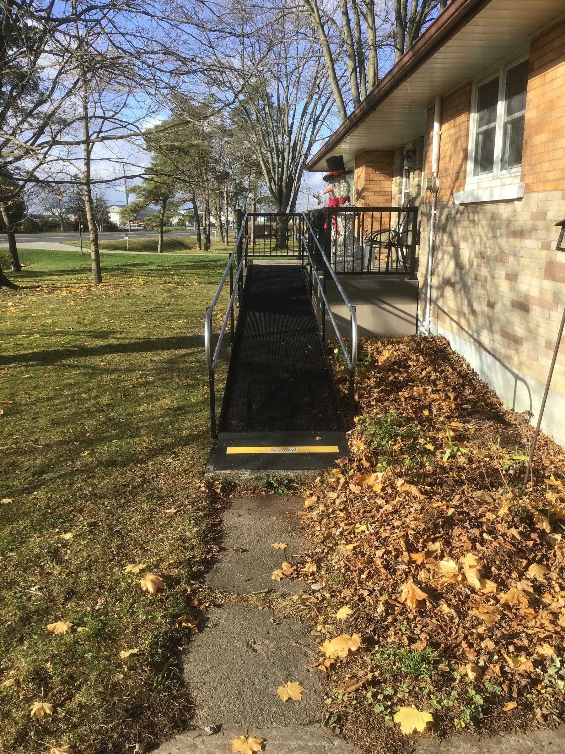 Bellaby's Accessibility mobility ramp installation