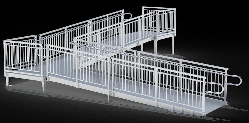 Wheelchair Ramp Tk Render - Bellaby's Accessibility mobility ramp installation