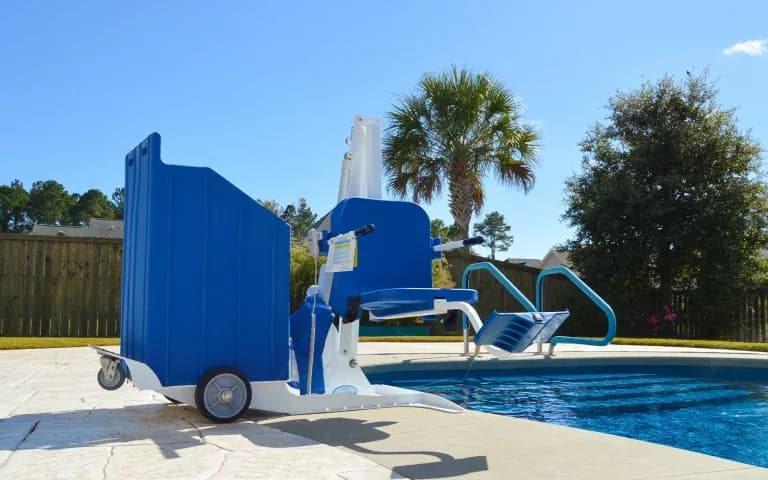 AQ Portable Pool Lift B - Bellaby's Accessibility pool accessibility accessory
