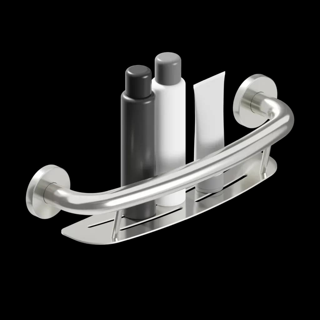Healthcraft Grab Bar + Shampoo Shelf - Bellaby's Accessibility grab bar accessory