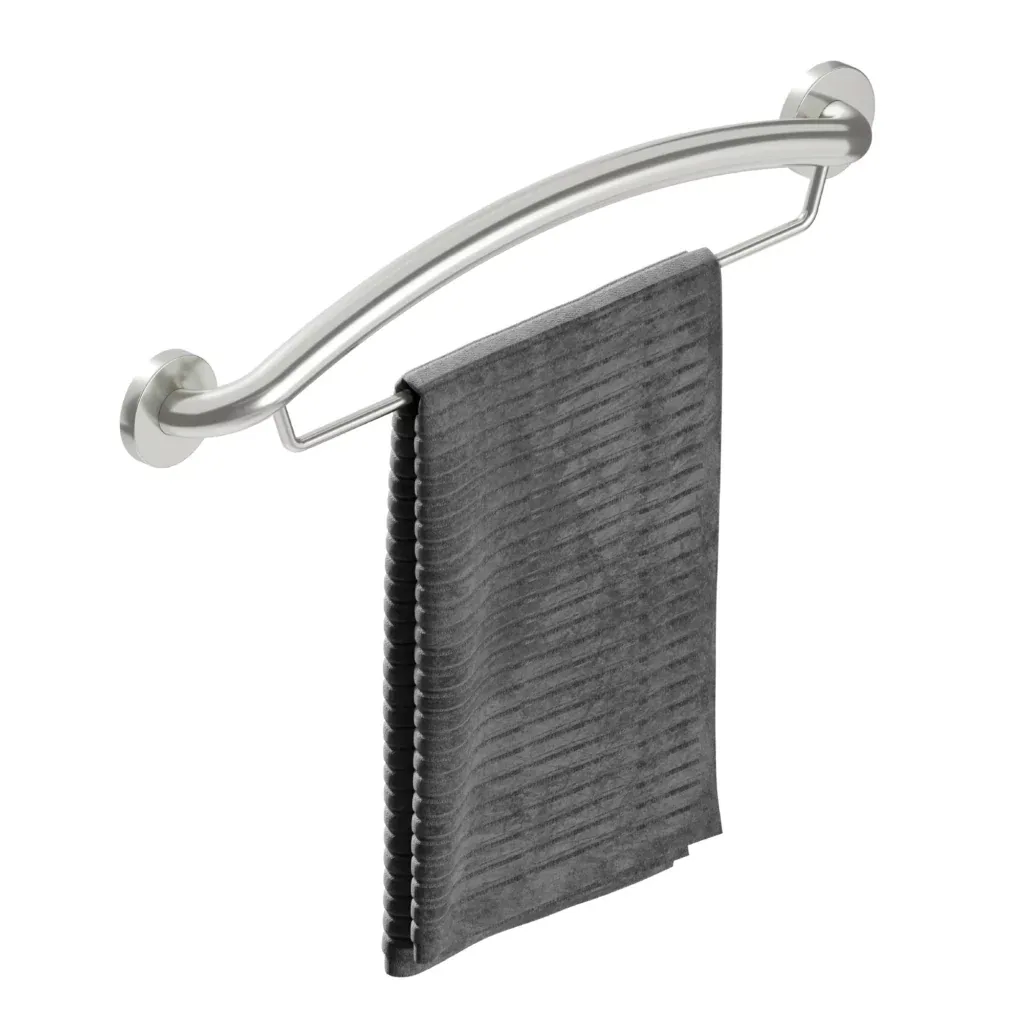 Healthcraft Grab Bar +Towel - Bellaby's Accessibility grab bar accessory