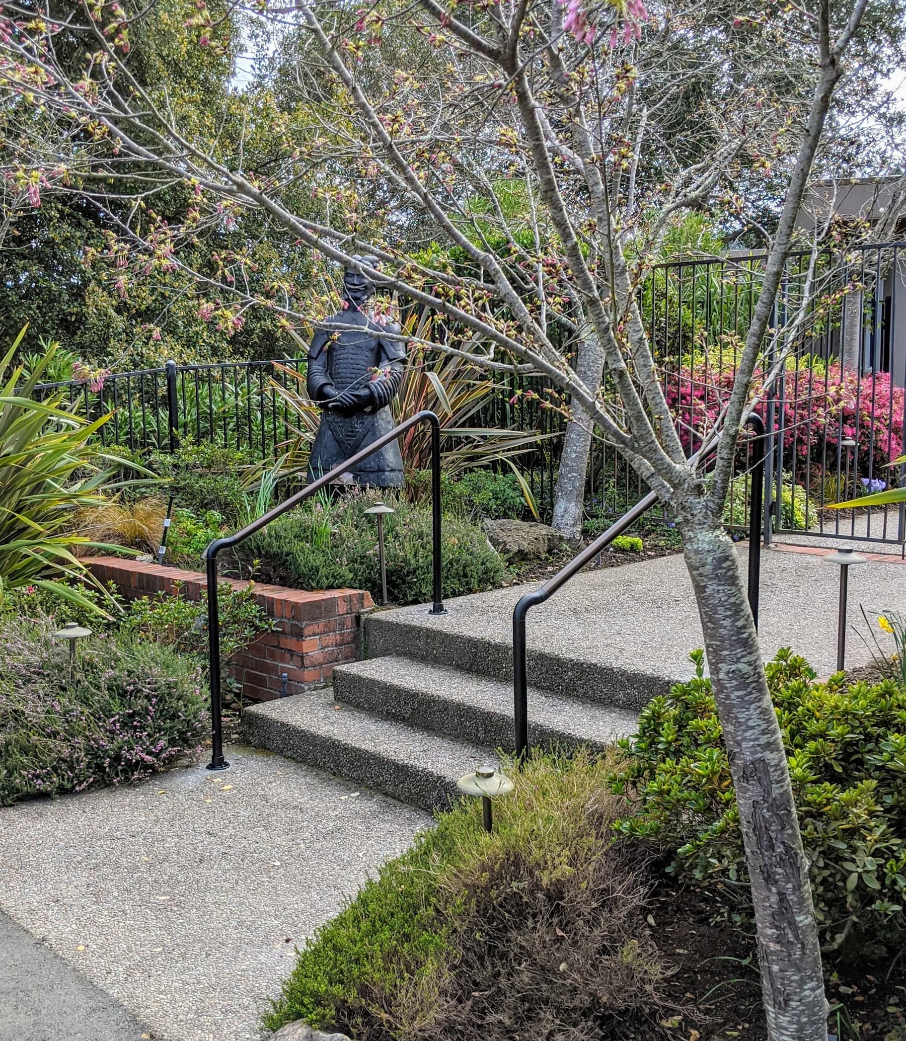 Promenaid Free Standing Posts - Bellaby's Accessibility railing or handrail installation