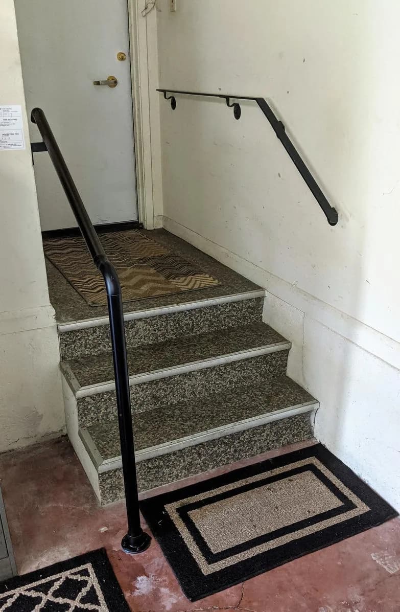 Promenaid Post Garage - Bellaby's Accessibility railing or handrail installation