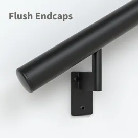 SatinFlushEndcaps - Bellaby's Accessibility railing or handrail installation