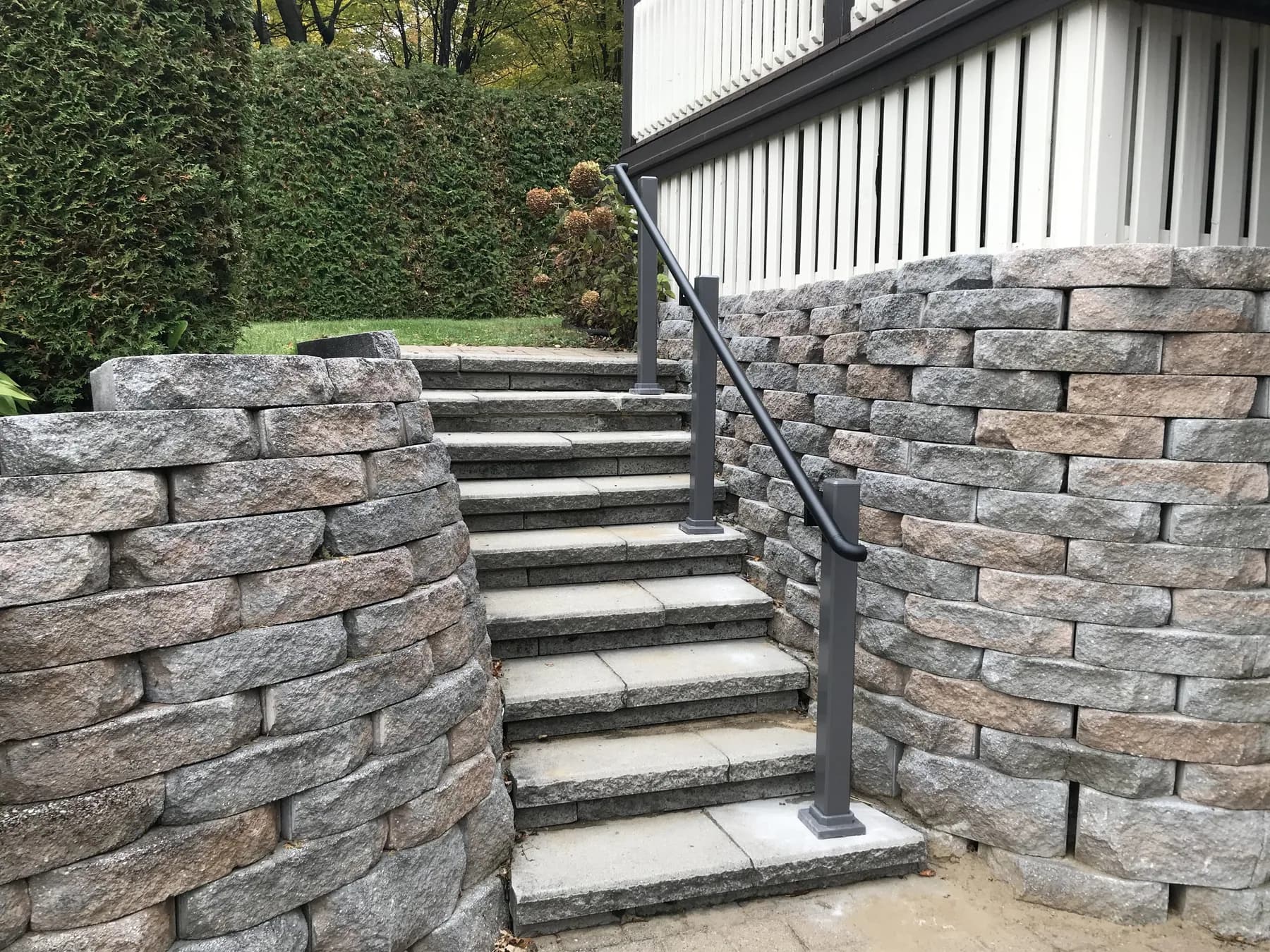 Stone Wall E1539553755840 - Bellaby's Accessibility railing or handrail installation